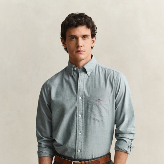 Gant 3000200 321 Dark Emerald Reg Classic Oxford Shirt