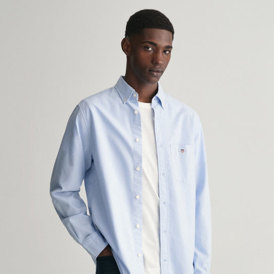 Gant 3000200 455 Light Blue Reg Oxford Shirt