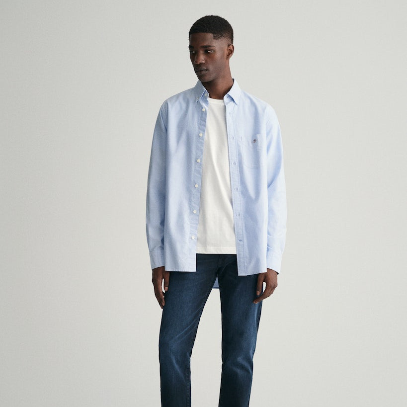 Gant 3000200 455 Light Blue Reg Oxford Shirt