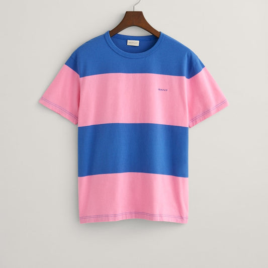 Gant 2003247 649 Clear Pink Bar Stripe Ss T-Shirt