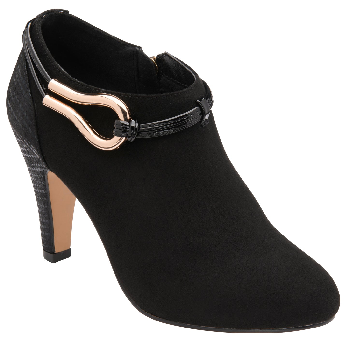 Lotus ULS440 Gloria Black Casual Shoes