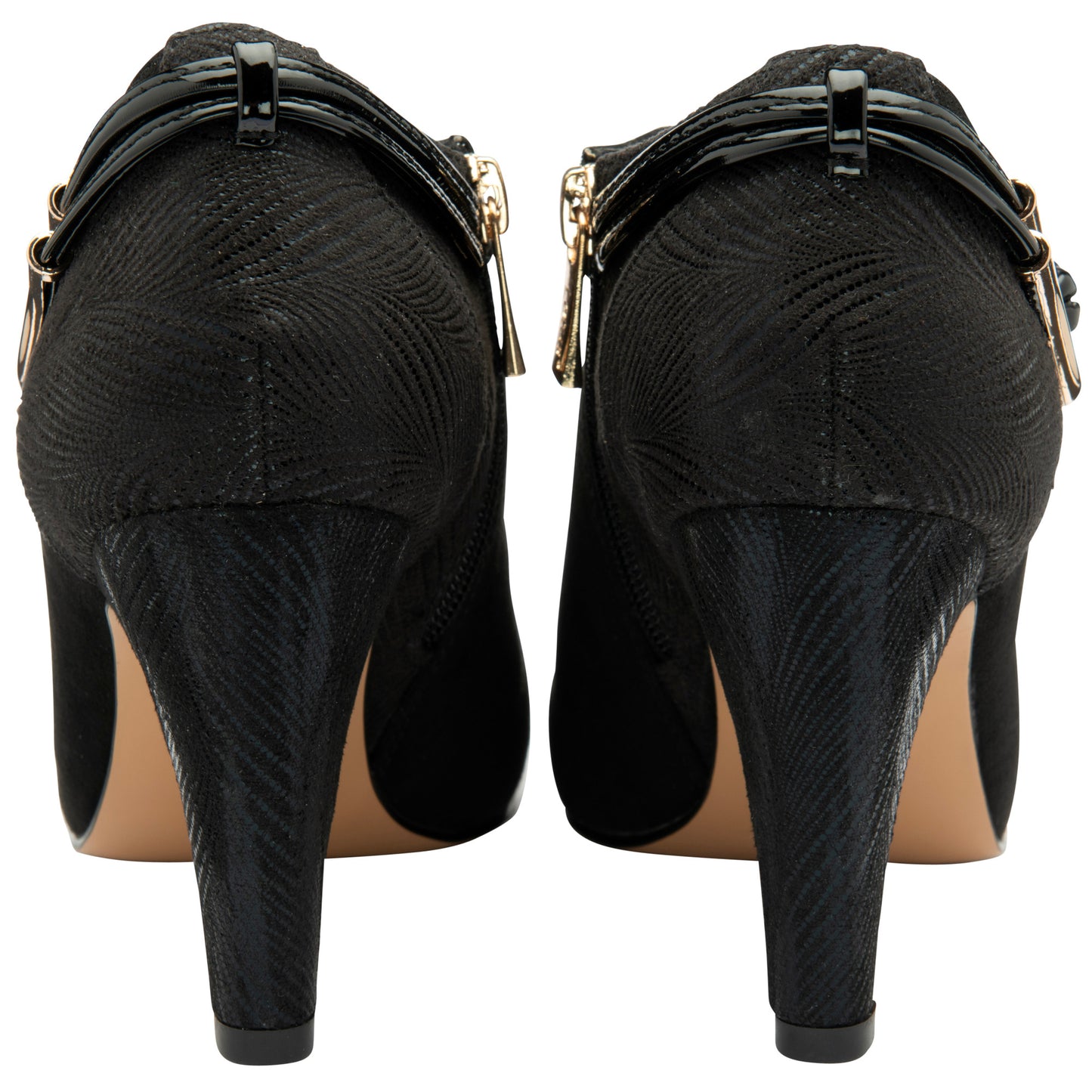 Lotus ULS440 Gloria Black Casual Shoes
