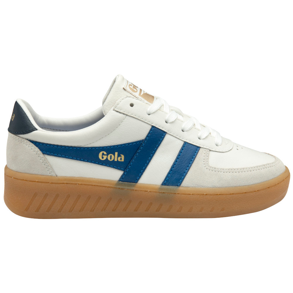 Gola Grandslam Elite White/Sapphire/Navy/Gum Trainers