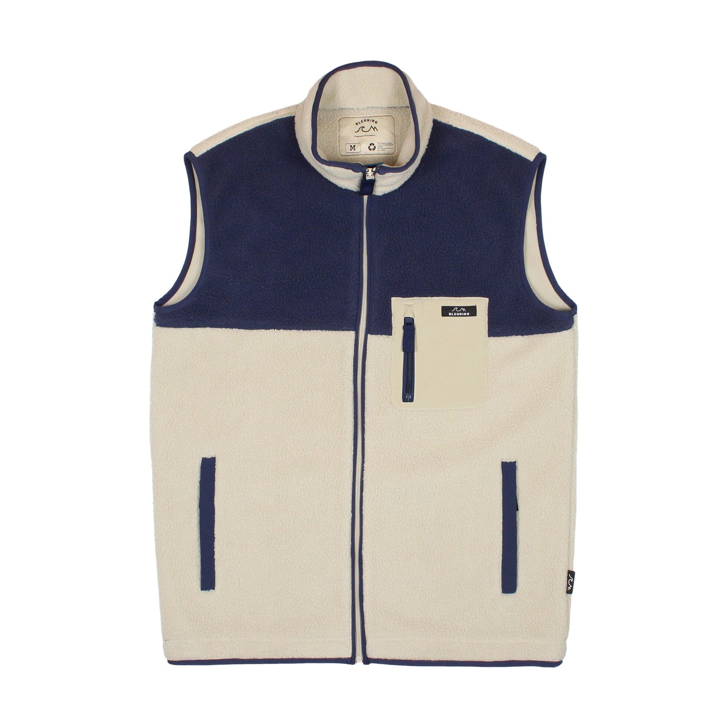 Bleubird Polar Gilet Fleece - Beige