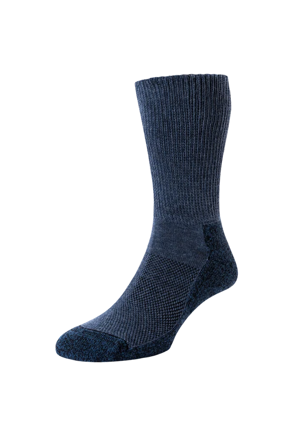 HJ Hall HJ807 Navy Technical Rambler Socks