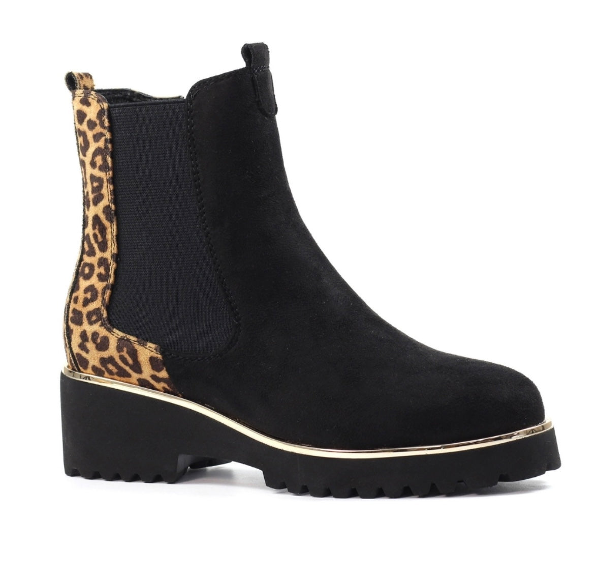 Lunar Nakita Black Ankle Boots