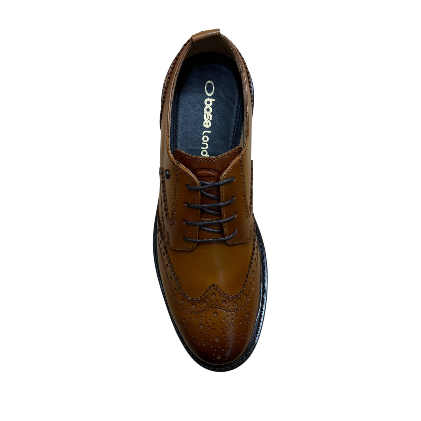 Base London Tanner Waxy Tan Formal Shoes