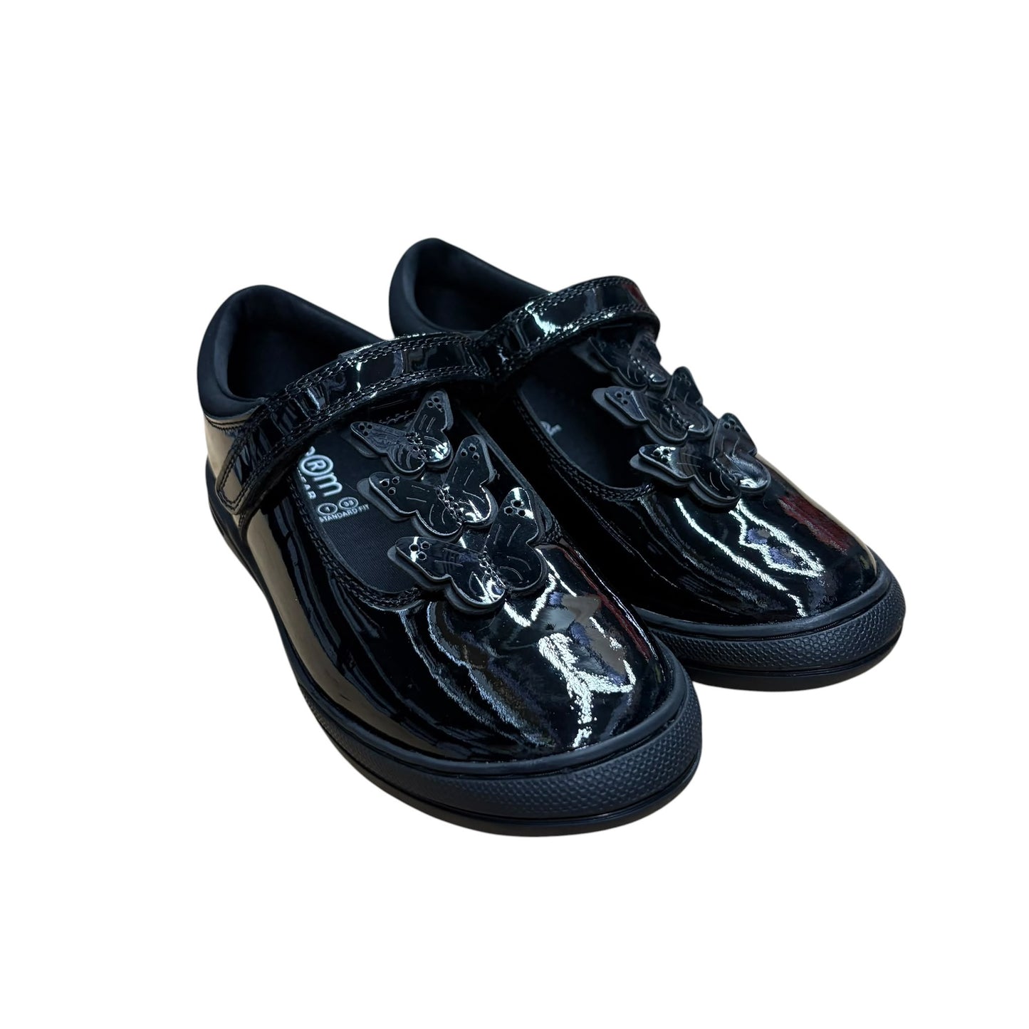 Term Vanessa Black Patent School Shoes