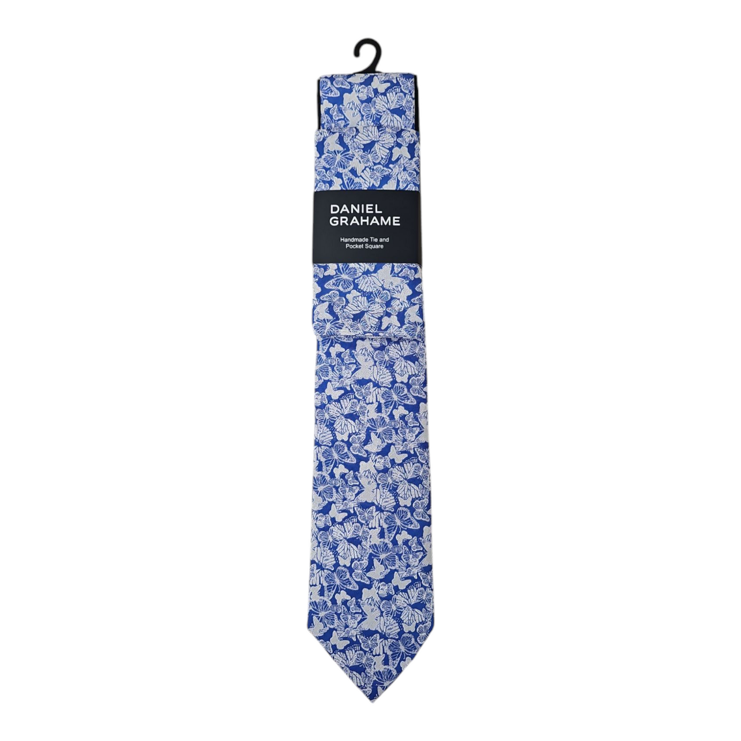 Daniel Grahame TP2388 25 Blue Tie & Pocket Square Set