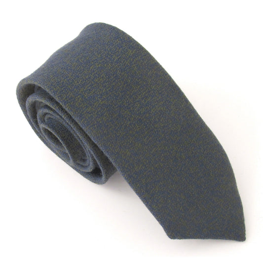 Van Buck Munroe Spun Green Wool Tie