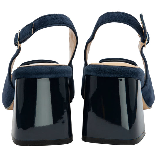Lotus Josefa Navy Suede Shoe