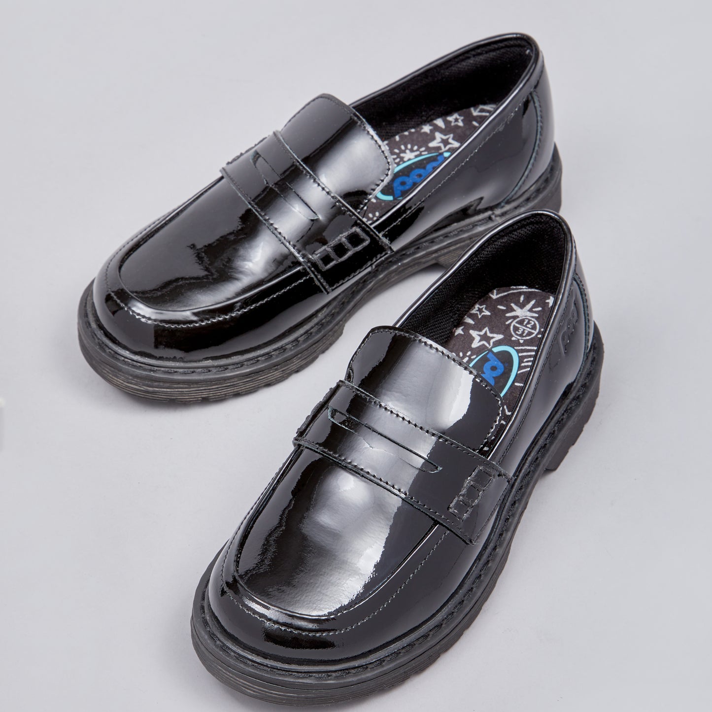 Pod Kallie Black School Footwear