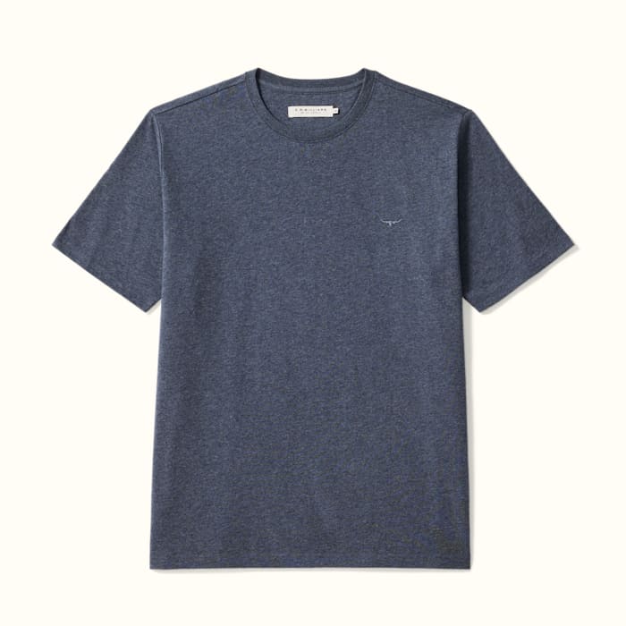 RM Williams Parson Dark Blue Marle T-Shirt