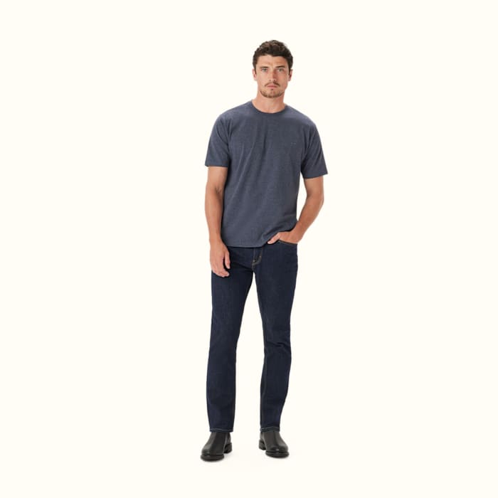 RM Williams Parson Dark Blue Marle T-Shirt