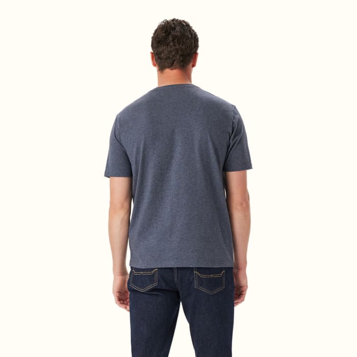 RM Williams Parson Dark Blue Marle T-Shirt