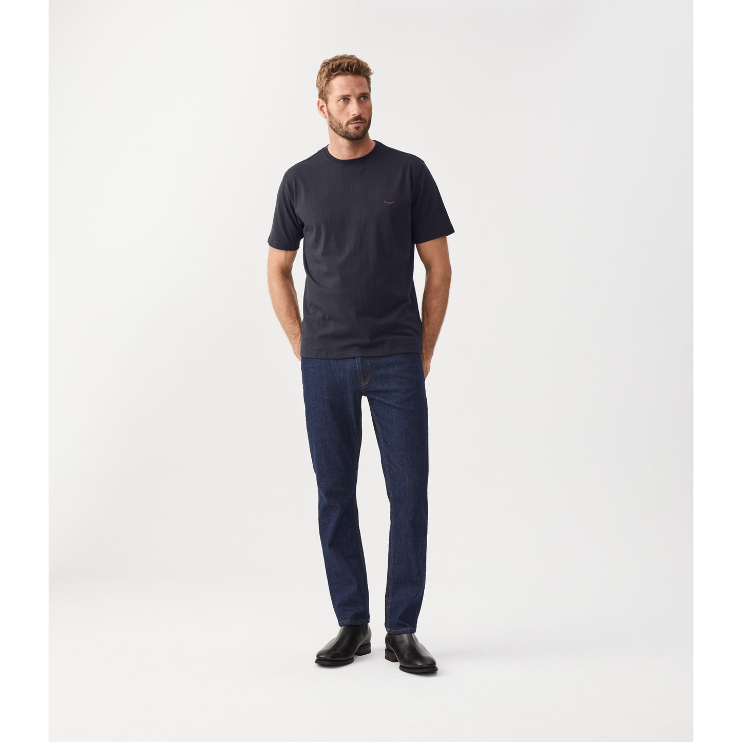RM Williams Navy Parson T-Shirt