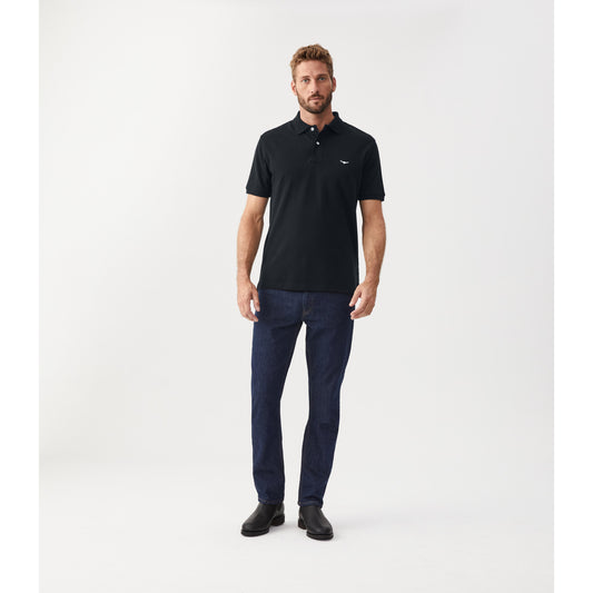 RM Williams Rod Navy Polo Shirt