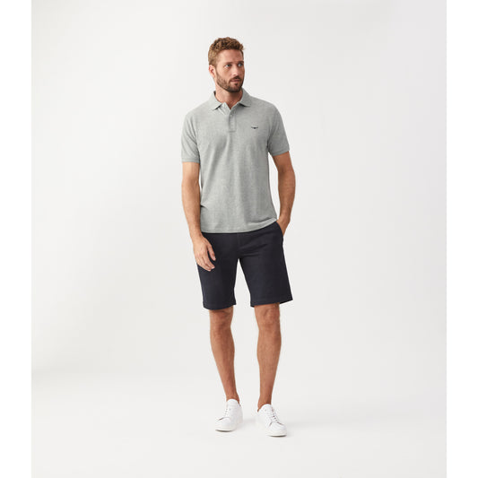 RM Williams Rod Grey Marle Polo Shirt