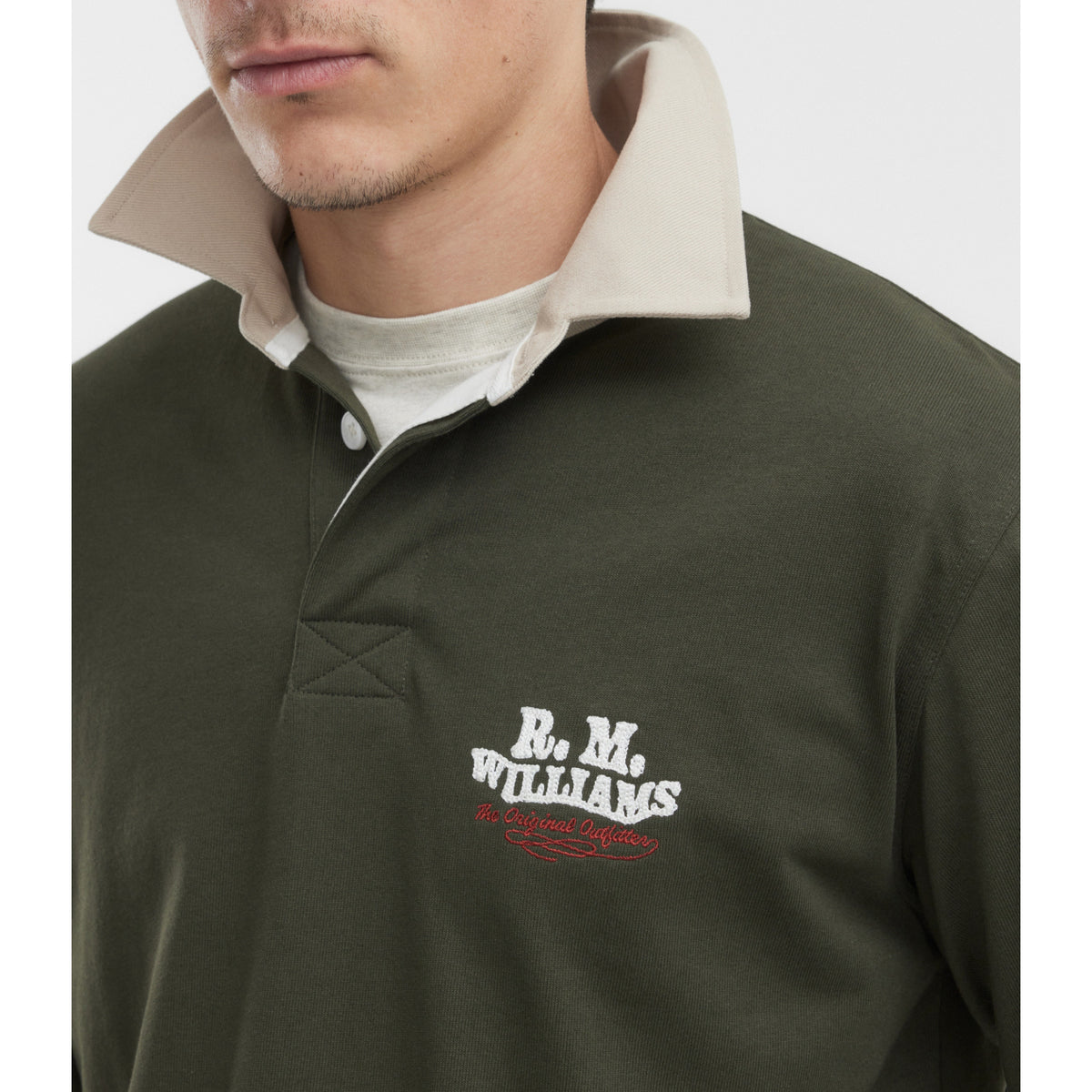 RM Williams Kandos Dark Khaki Rugby