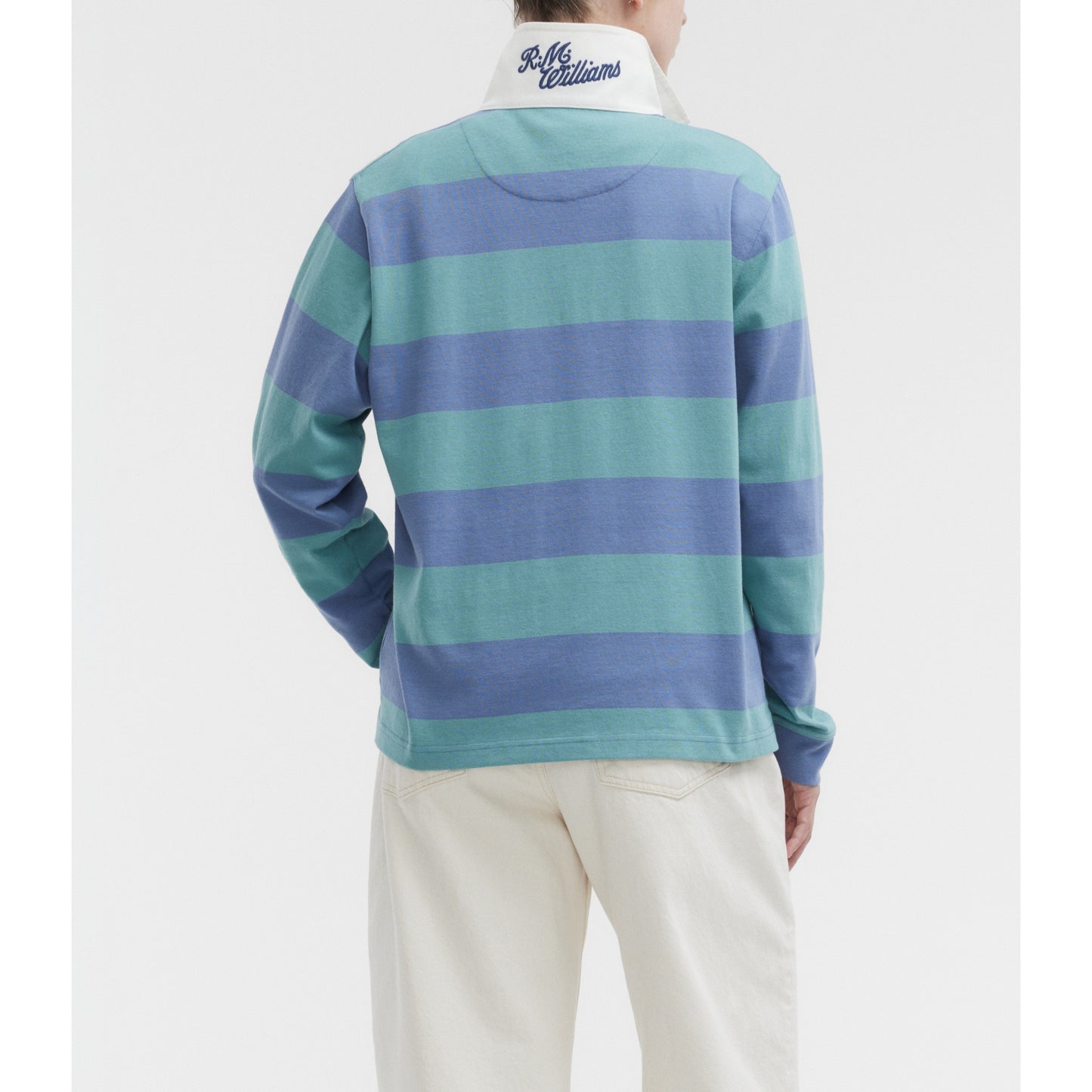 RM Williams Narran Heritage Stripe Breakwater / Blue Rugby
