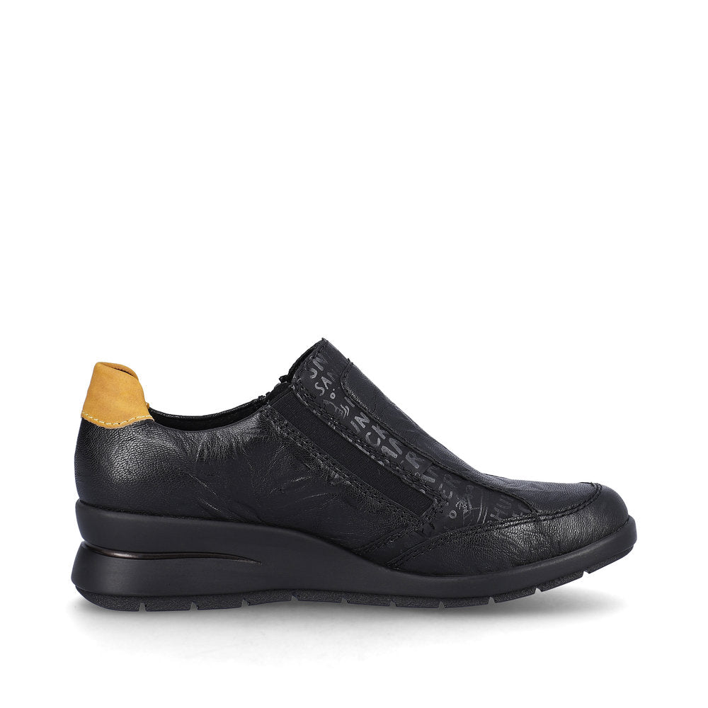 Rieker L4850-00 Dagmar Black Casual Shoes