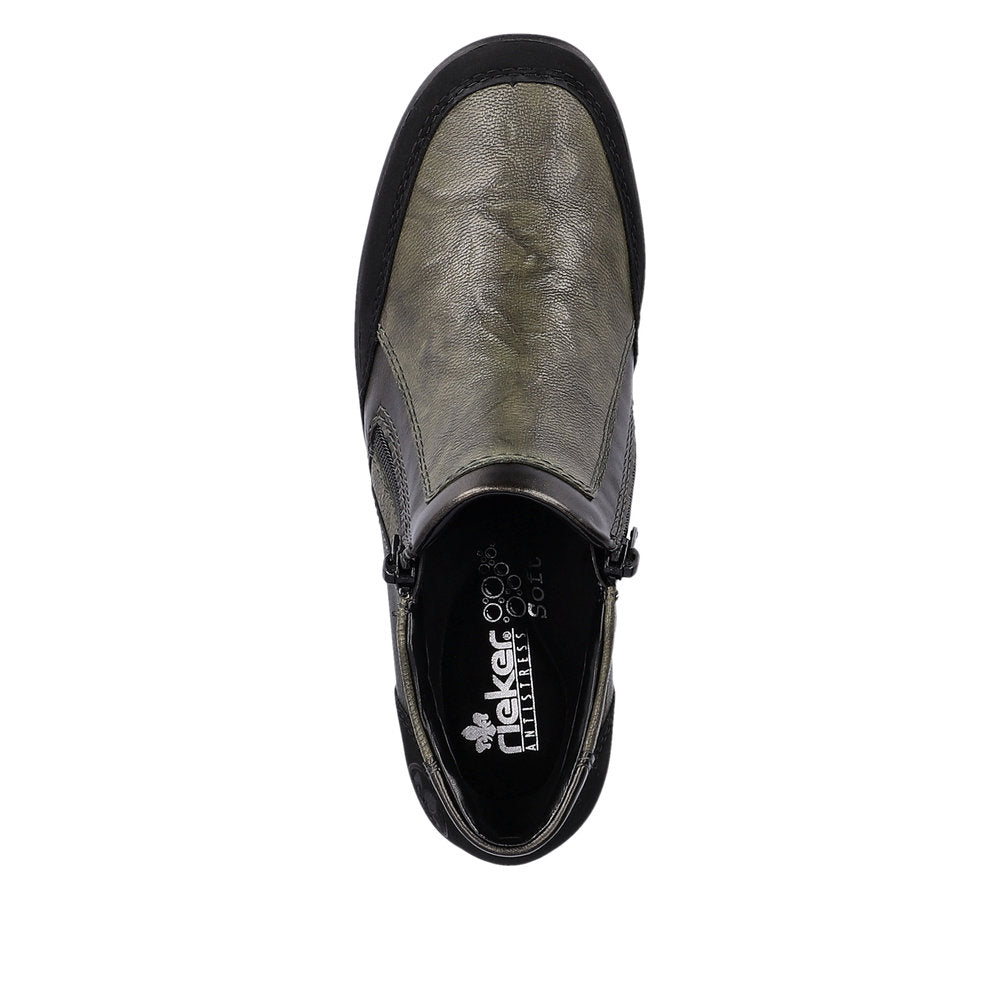 Rieker L4851-52 Dagmar Black/Ivy/Antique/Forest Boots