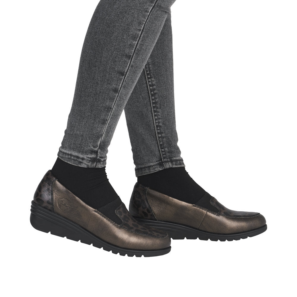 Rieker L5351-90 Antique Grey Casual Shoes