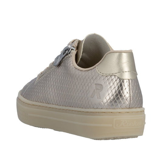 Rieker L5955-90 Pale Gold Trainers