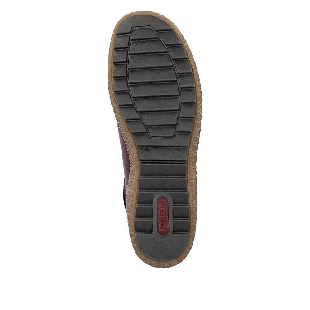 Rieker L7562-35 Wine Casual Shoes