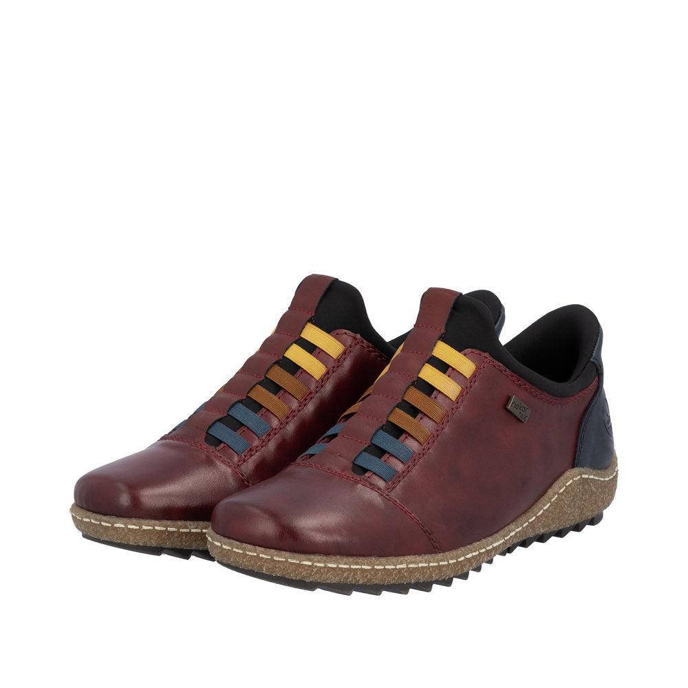 Rieker L7562-35 Wine Casual Shoes