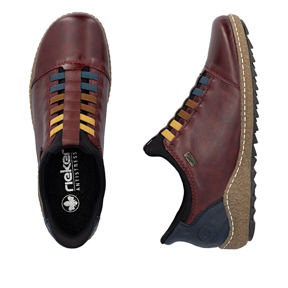 Rieker L7562-35 Wine Casual Shoes