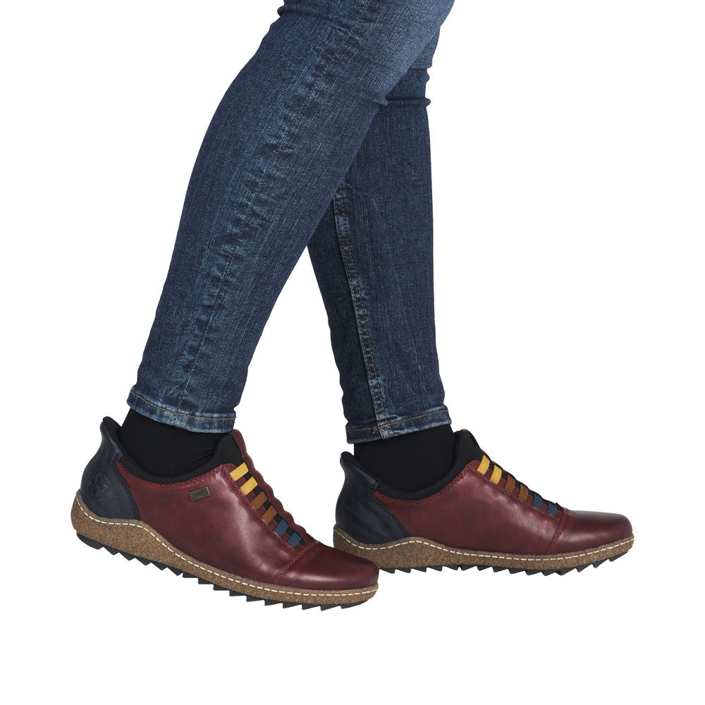 Rieker L7562-35 Wine Casual Shoes