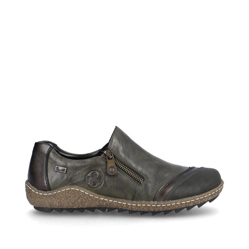 Rieker L7571-54 Liv Forest/Antique/Ivy Casual Shoes