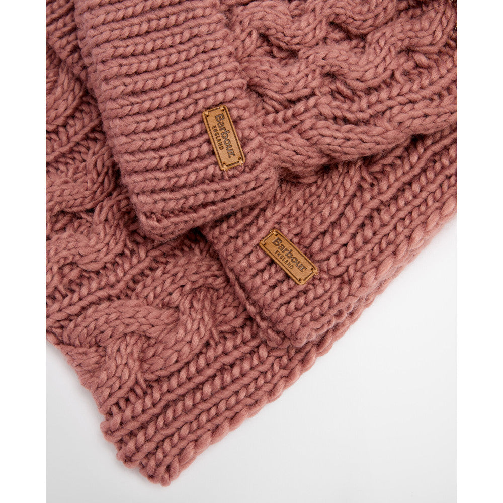 Barbour Penshaw Arabesque Beanie & Scarf Set