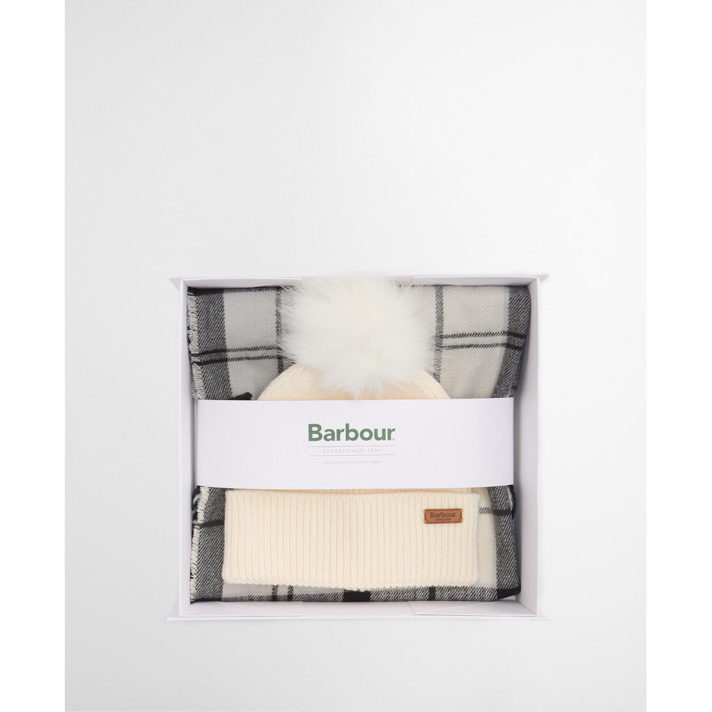 Barbour Dover Hat & Scarf Set