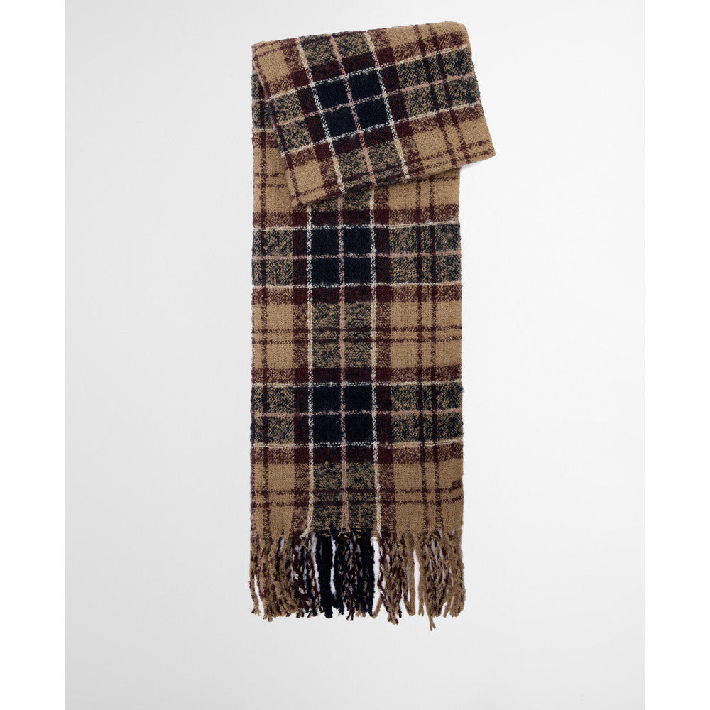 Barbour Saltburn Gardenia Tartan Beanie