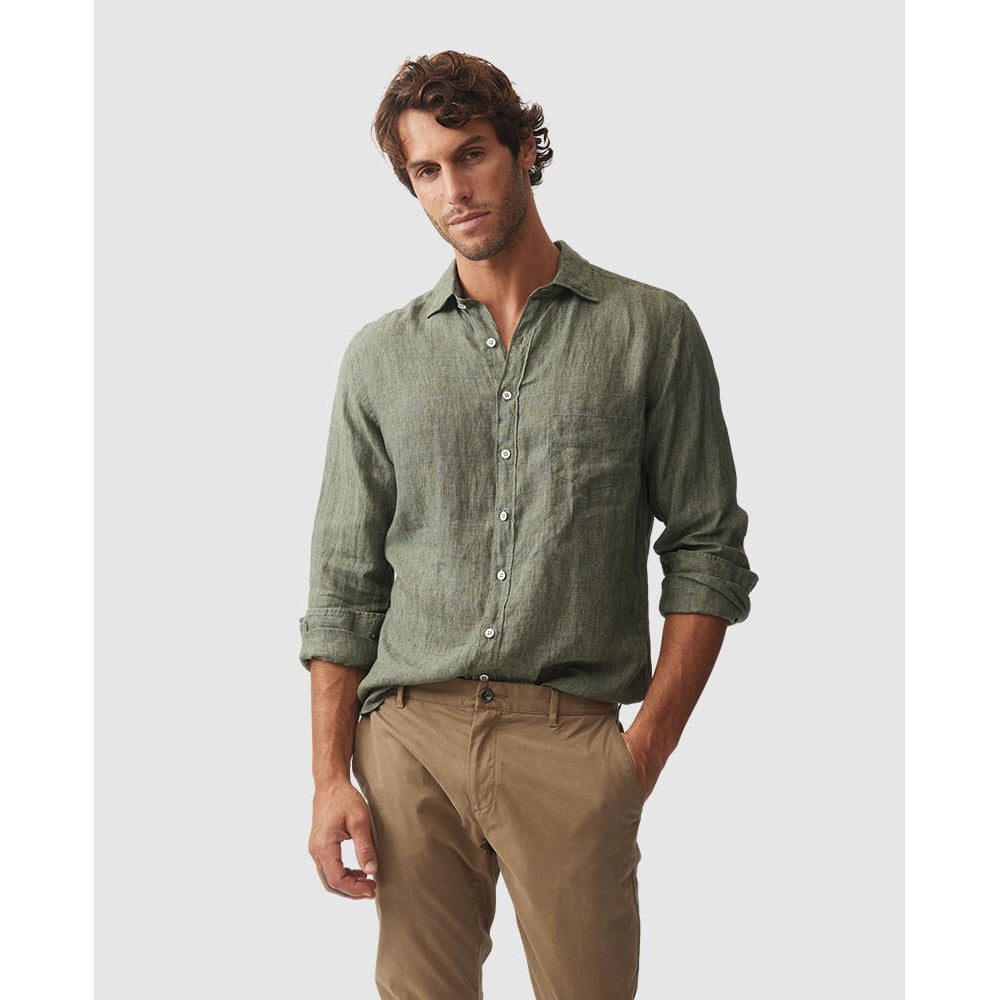 Rodd & Gunn Coromandel Kelp Casual Shirt