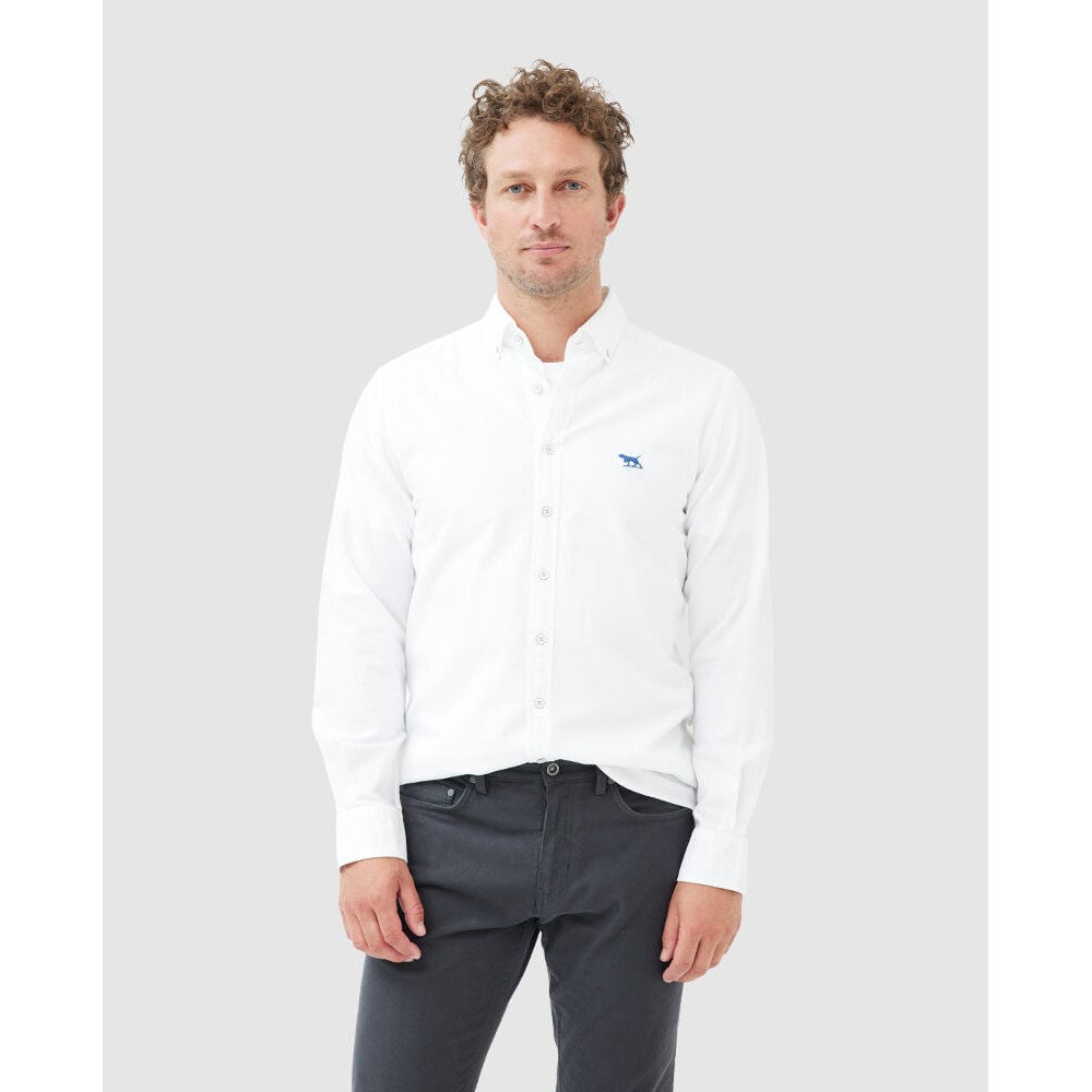 Rodd & Gunn Gunn Oxford White Long Sleeve Shirt