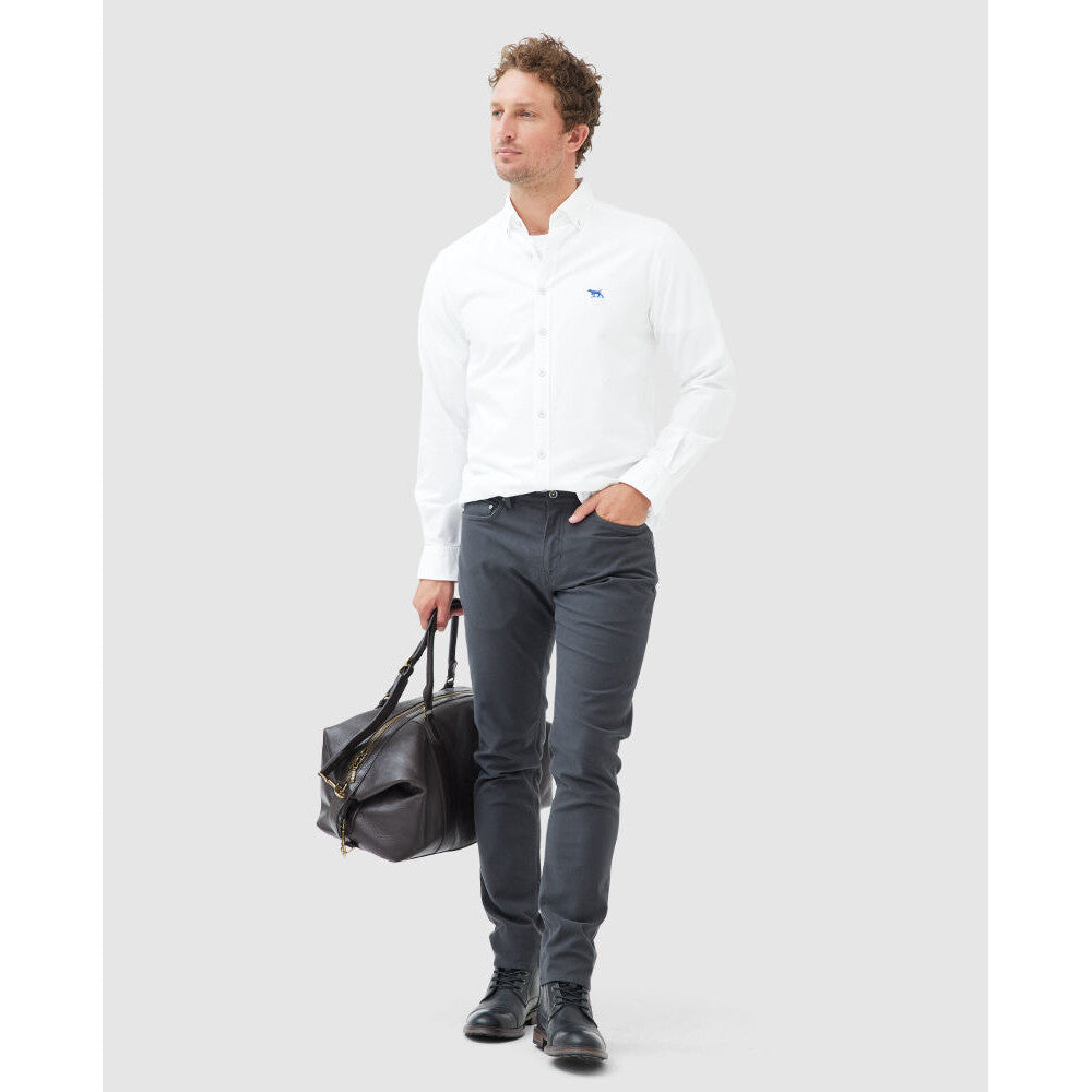 Rodd & Gunn Gunn Oxford White Long Sleeve Shirt