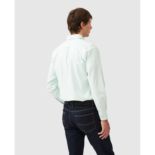Rodd & Gunn Gunn Spearmint Oxford Stripe Casual Shirt