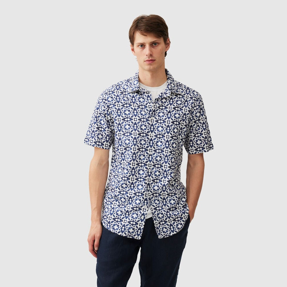 Rodd & Gunn Palliser Bay Indigo Casual Shirt