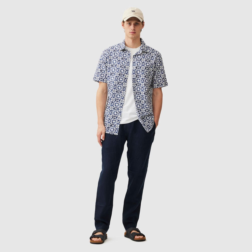 Rodd & Gunn Palliser Bay Indigo Casual Shirt