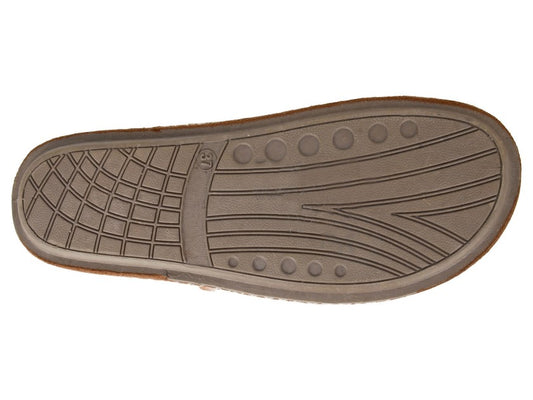Wallace LS200TS Tan Fur Trim Slippers