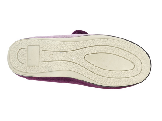 Wallace LS352P Pink Velour Slippers
