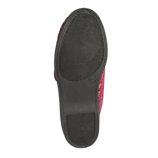 Wallace LS881D Red Pattern Slippers