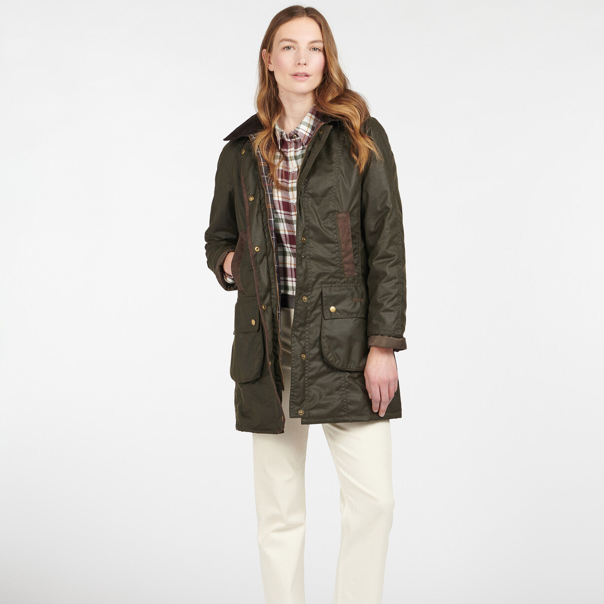 Barbour Bower Olive Wax Jacket