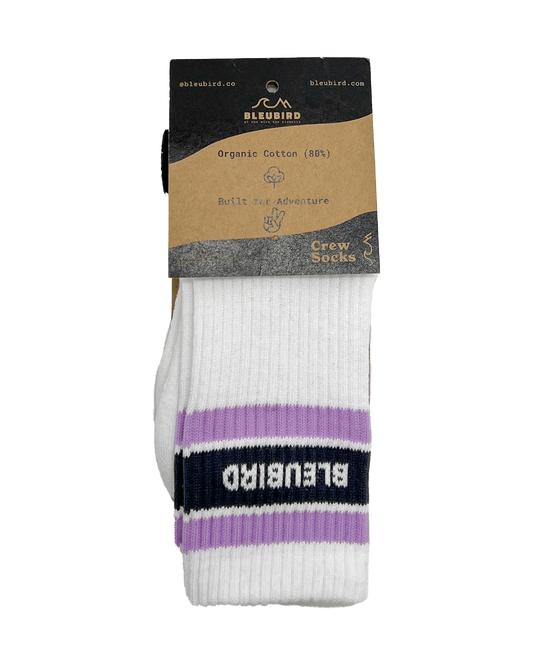 Bleubird Crew Socks - Og - Lavender