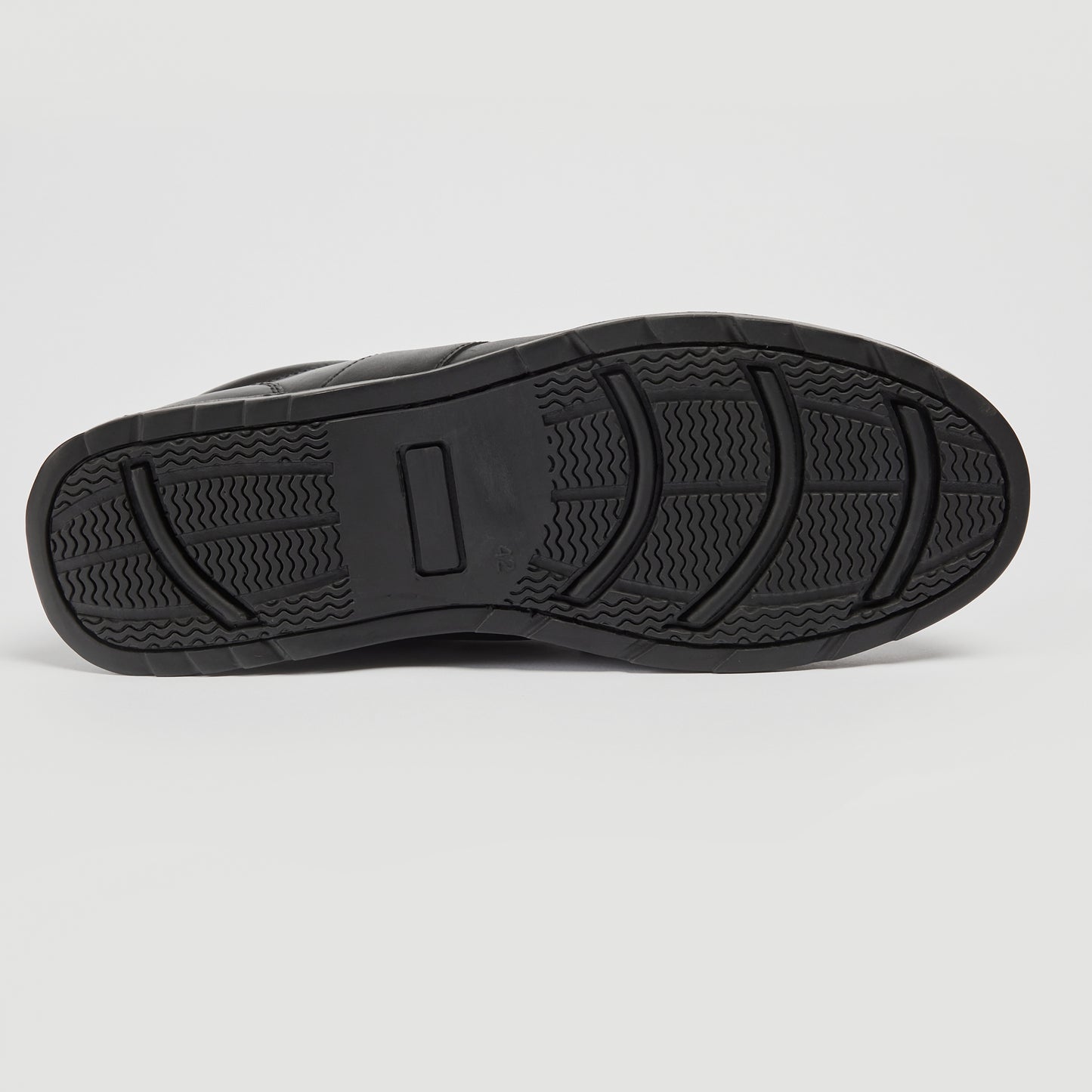 Pod Logan Black Lace Up School Shoes