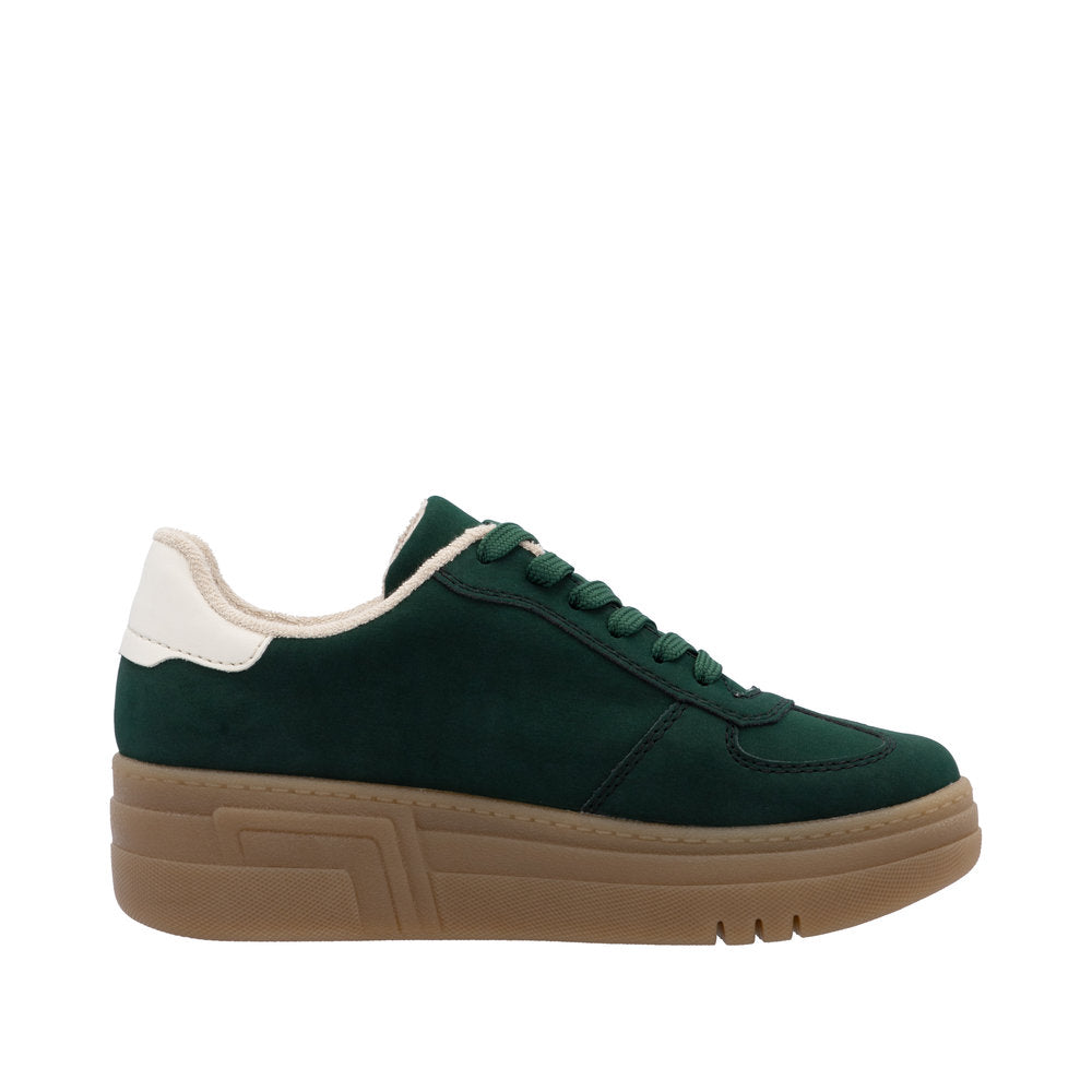 Rieker M7602-54 Green Trainers