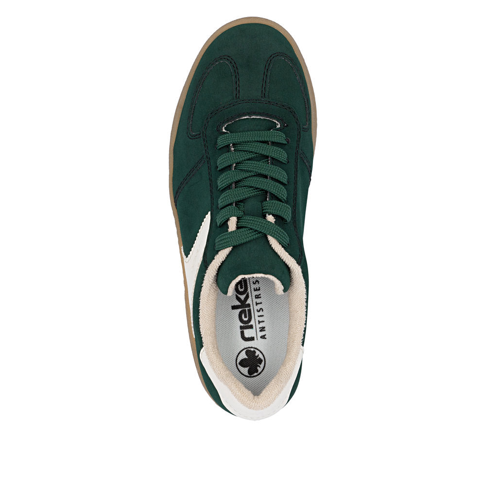 Rieker M7602-54 Green Trainers